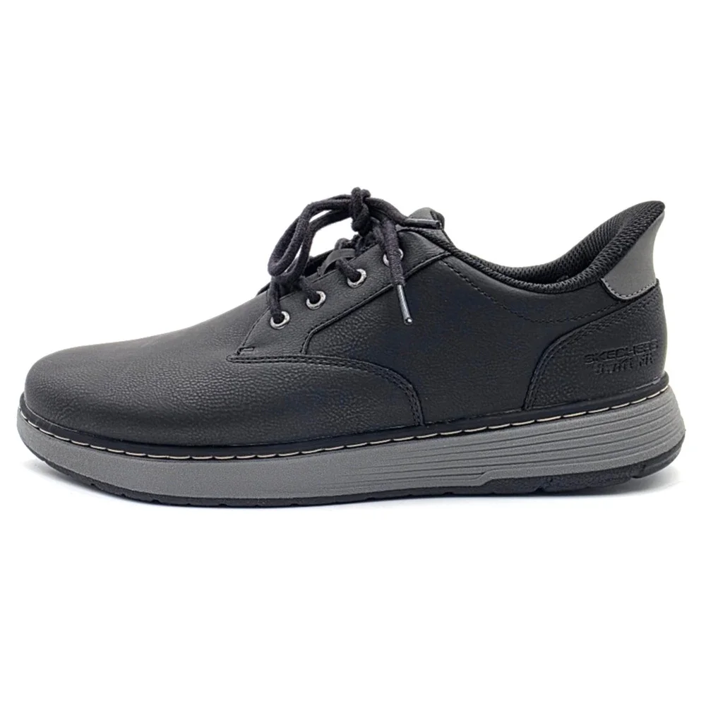 Skechers “Classic Relaxed Swift-Fit” Men’s Slip-On Casual/Dress Shoe Black 9.5